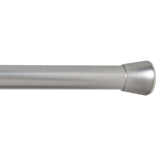 Barra extensible multiuso a presión sin taladro, plata, ø2,8 - 2,5 x 140 - 250 cm