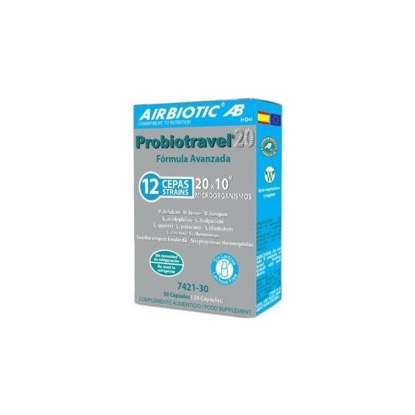 Airbiotic probiotravel20 30 caps